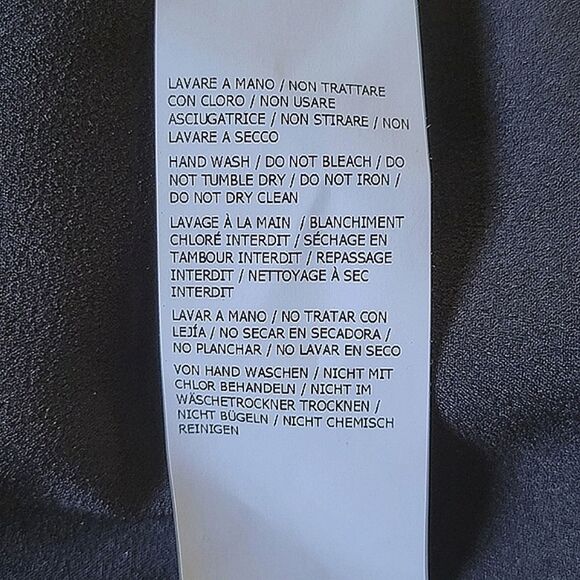 Imperial black faux leather asymmetrical shoulder dress - Picture 10 of 14